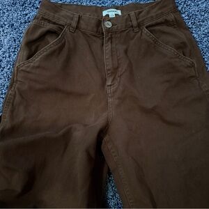 brown garage cargo pants